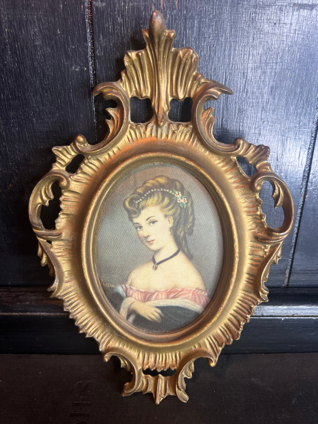 Silk Portrait In Frame