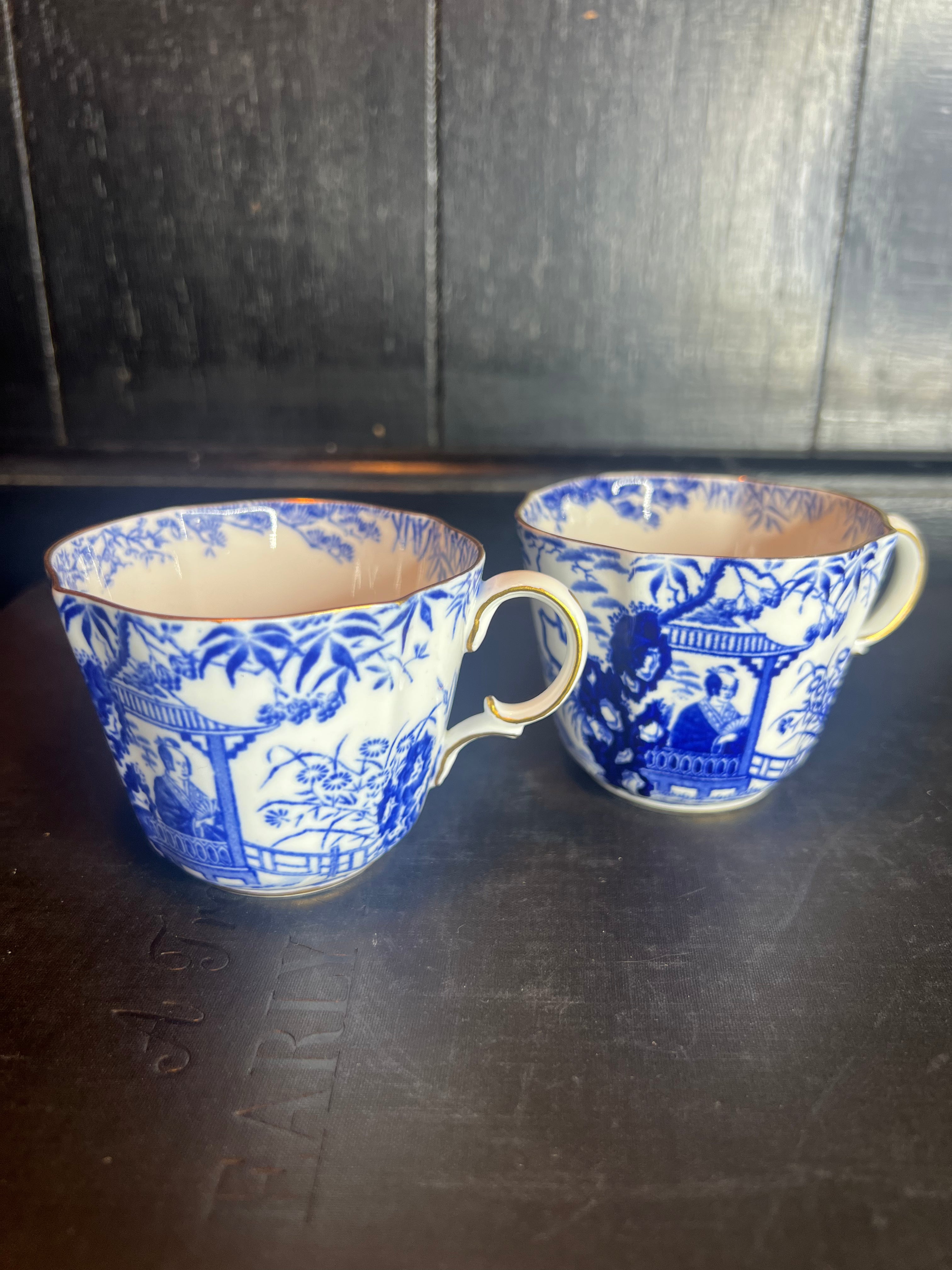 Vintage Tea Cup Set of 8 Cups