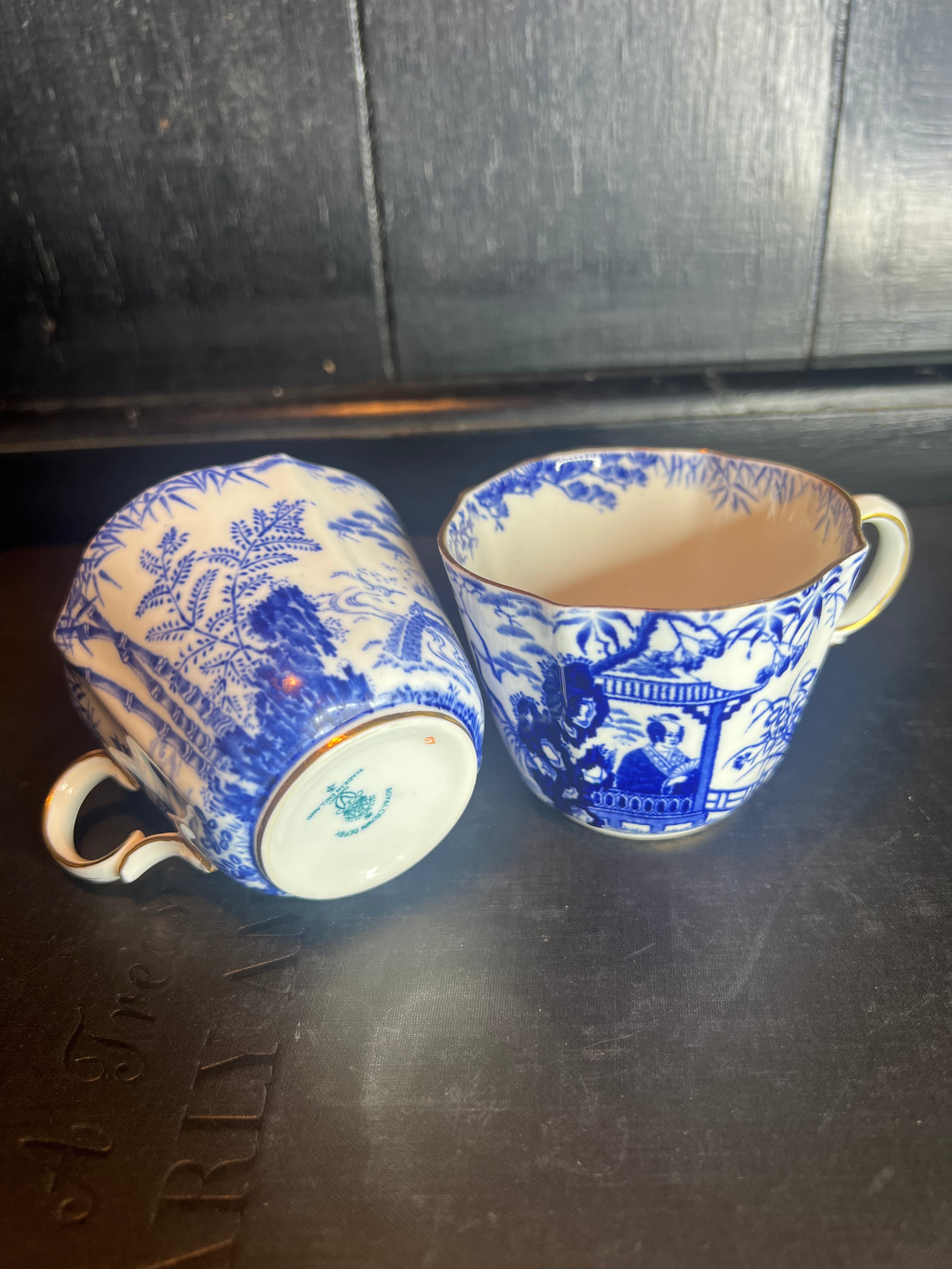 Vintage Tea Cup Set of 8 Cups