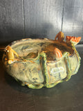 Majolica Frog Bowl