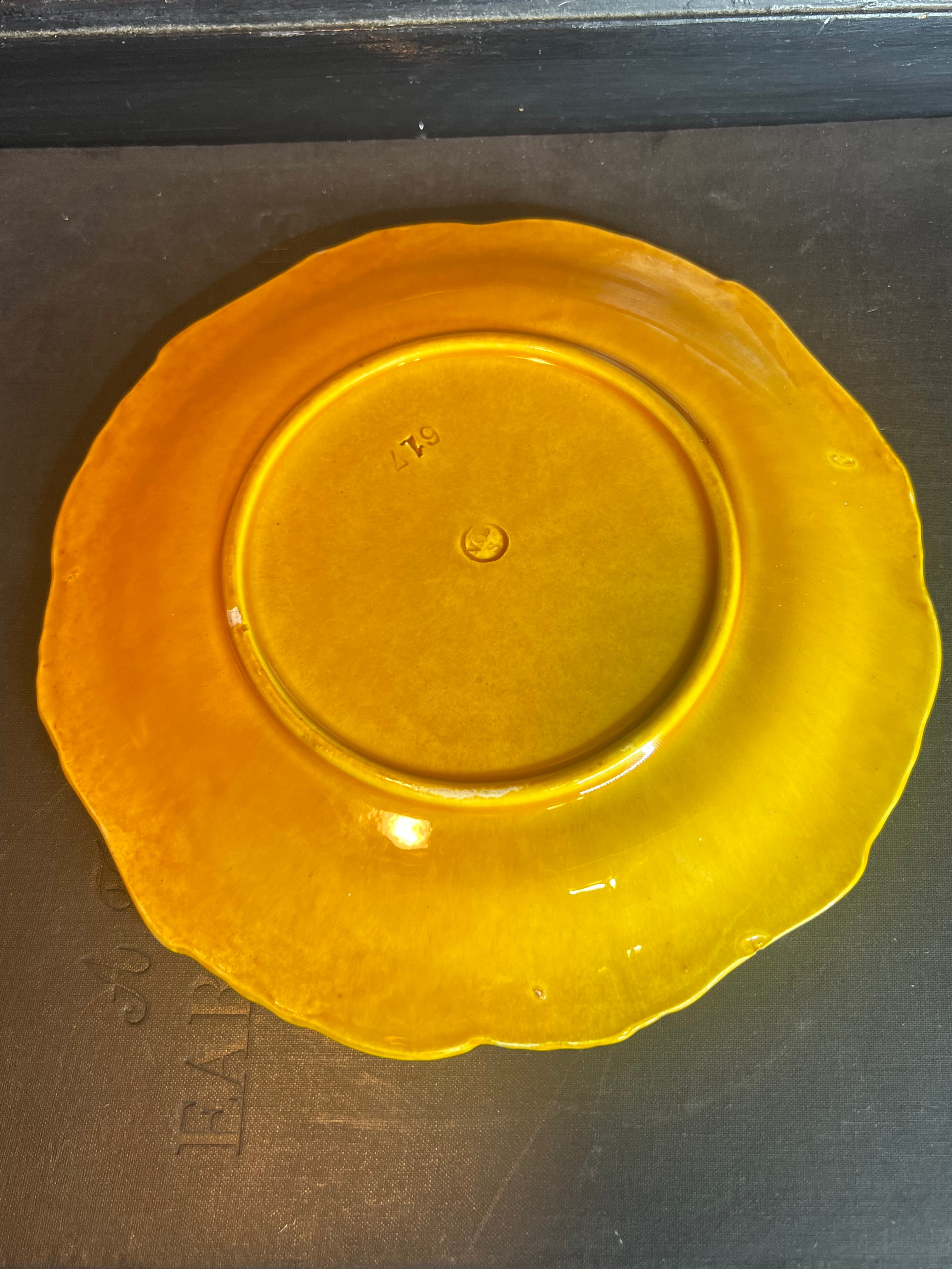 Rare Majolica Villeroy and Boch Plates (2)