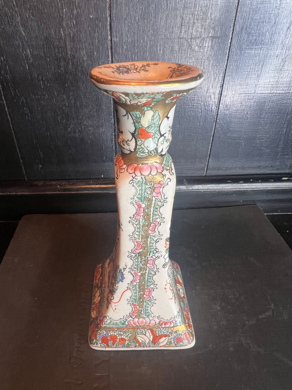 Vintage Rose Medallion Candle Stick