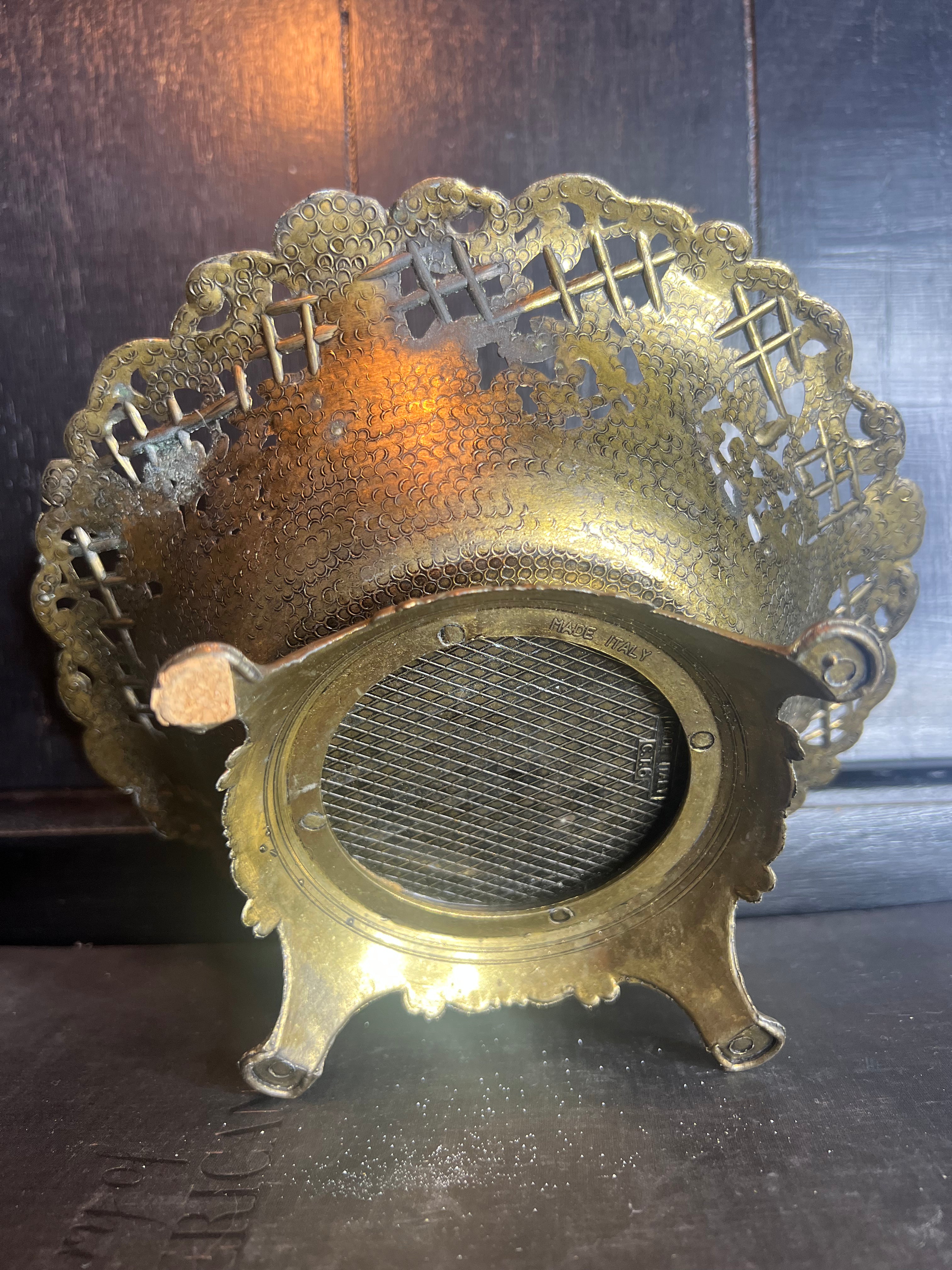 Italian Footed Filagree Bowl