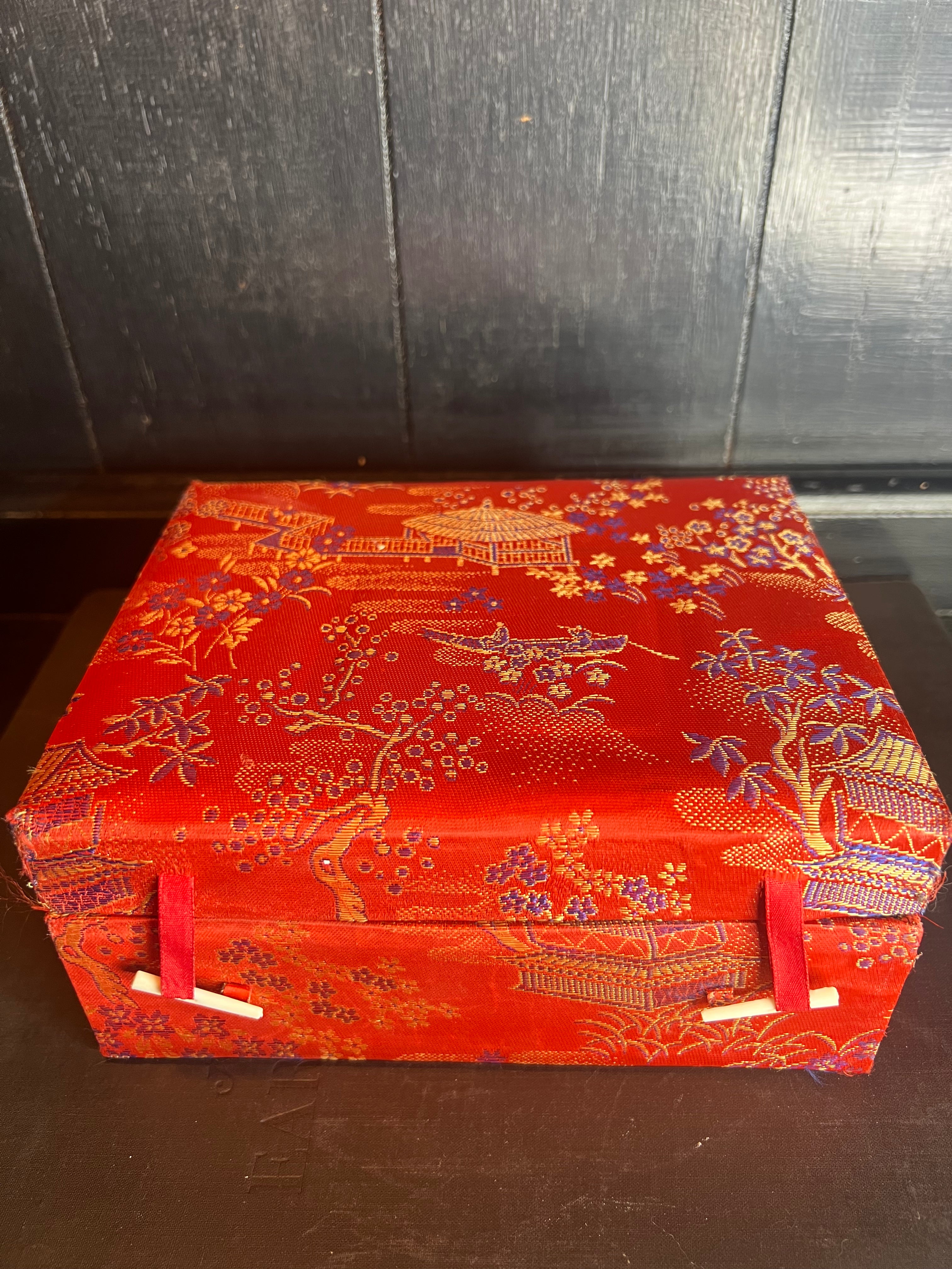 Mini Tea Set in Red Box