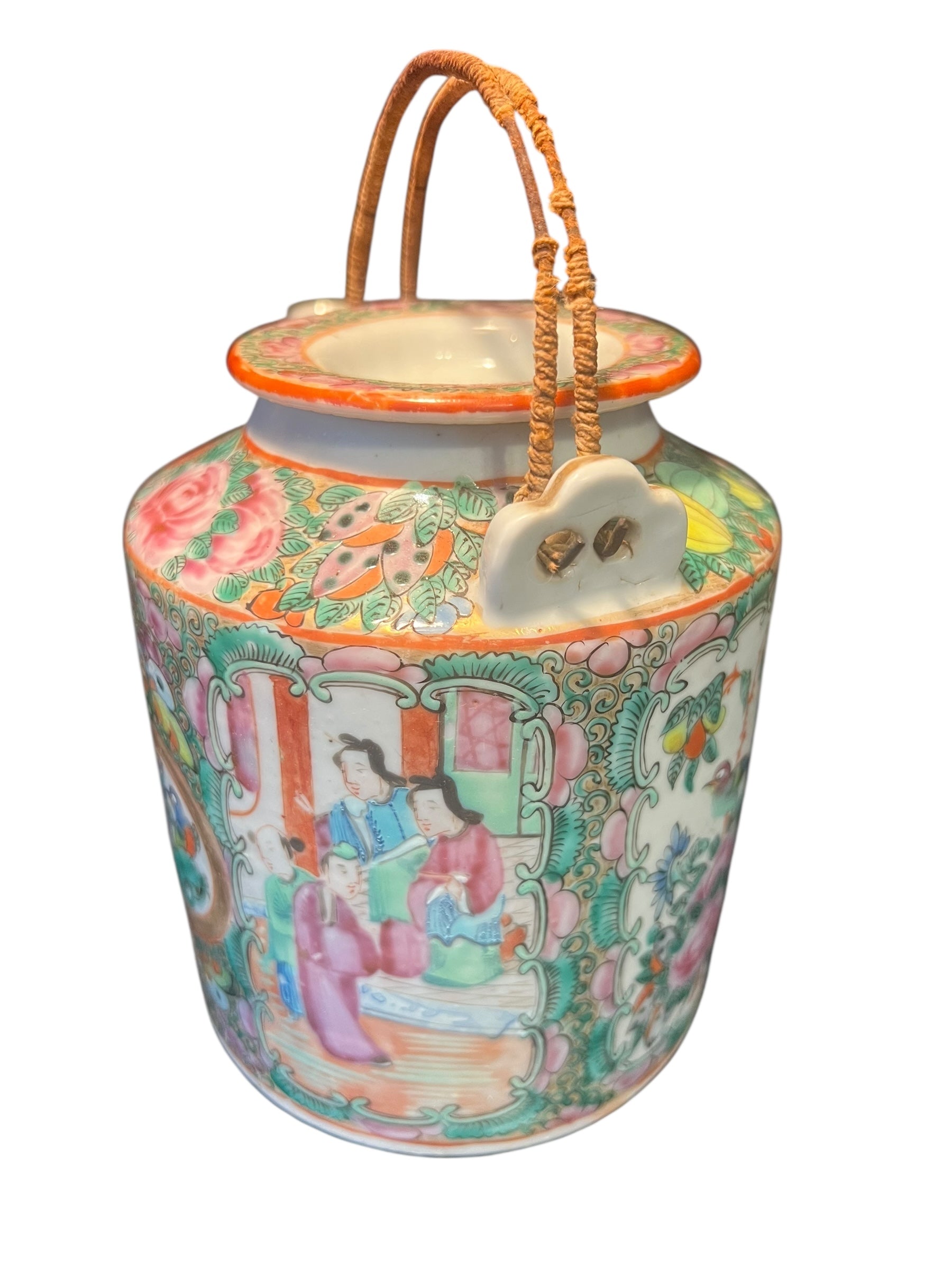 Antique Famille Rose Teapot