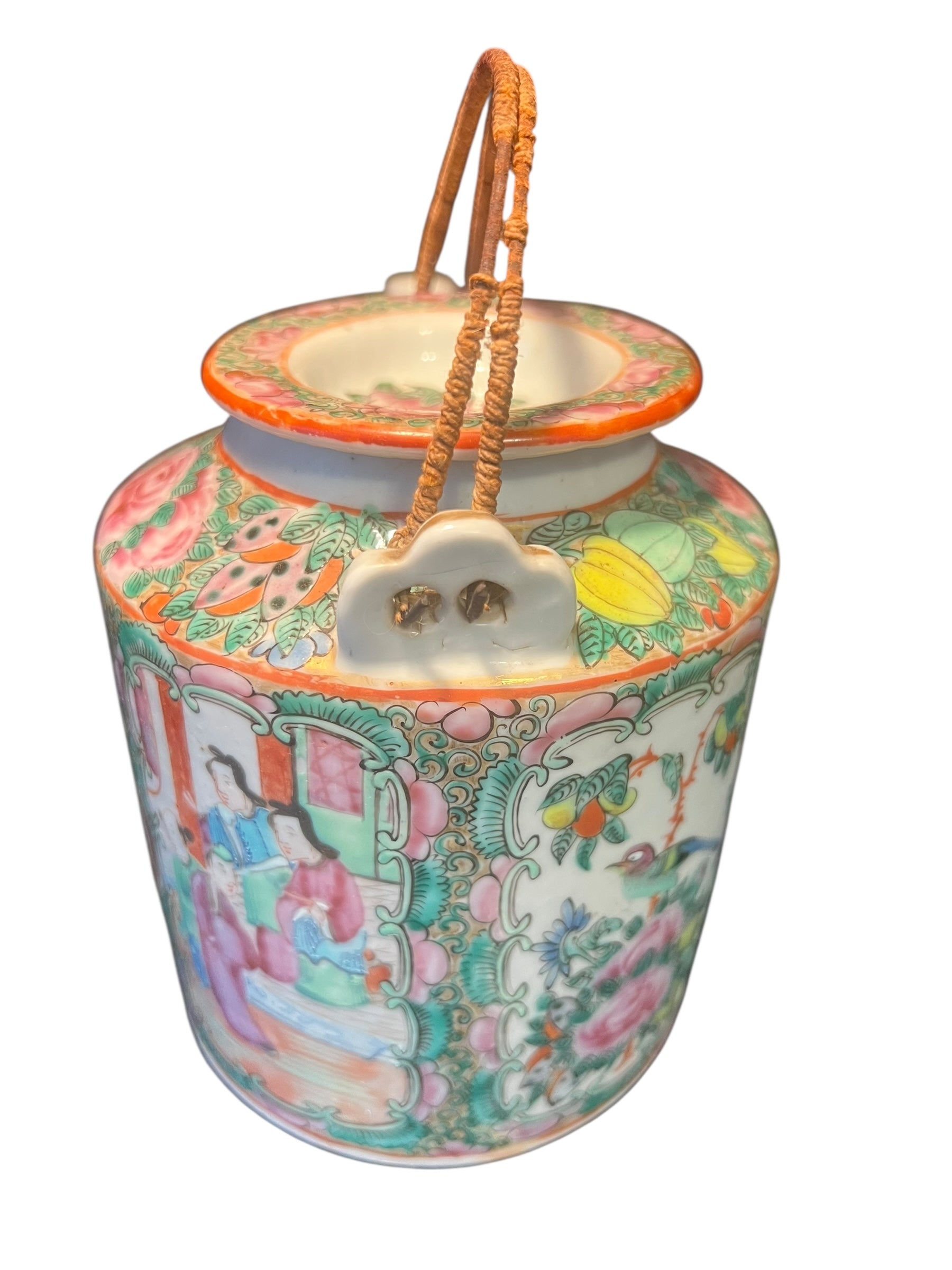 Antique Famille Rose Teapot