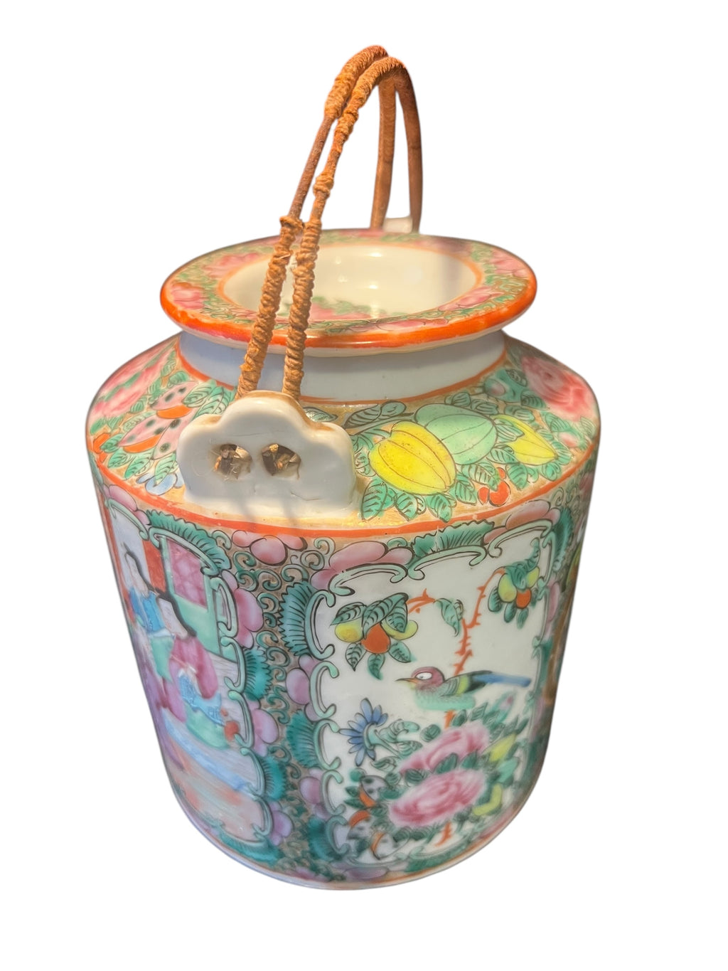 Antique Famille Rose Teapot