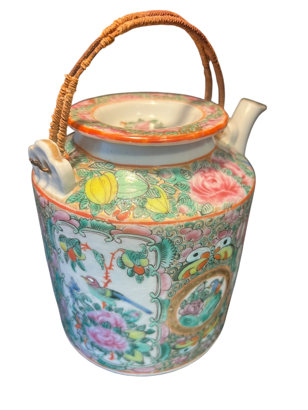 Antique Famille Rose Teapot