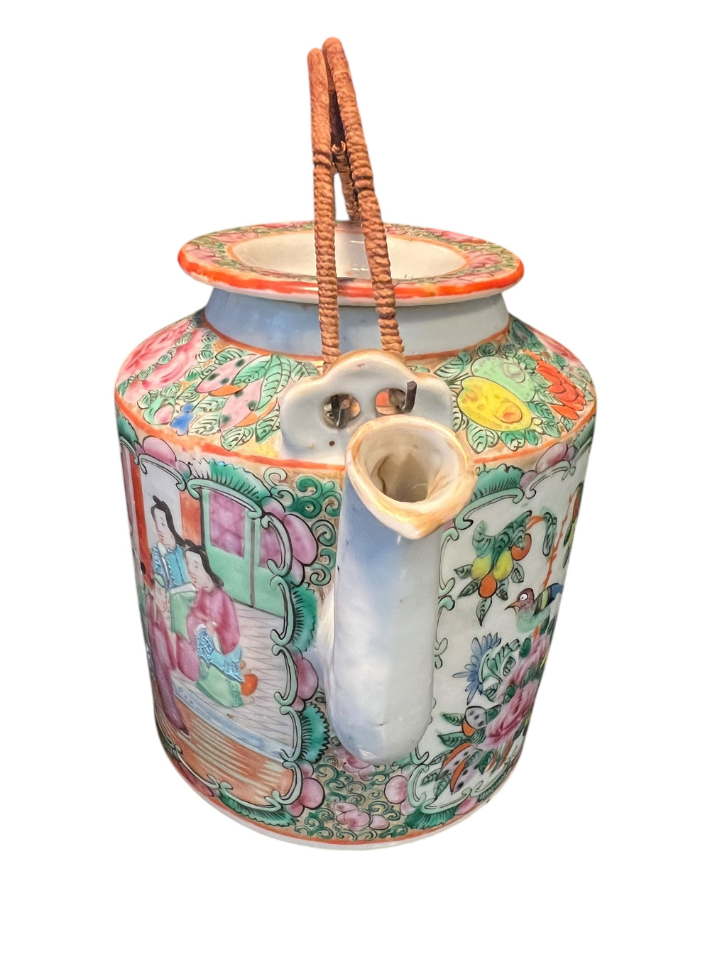 Antique Famille Rose Teapot